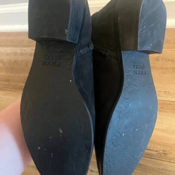 Frye & Co Black Leather Ankle Boots - Picture 3 of 5